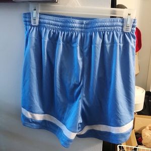 Blue nike athletic shorts